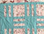 Twin or Single / Q-TS-23: Pink Flowers (Teal and Pink)