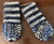 Knitted - Slippers / KC-KS-9: Blue (Blue / White)
