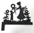 Doorway Toppers / HD-DT-72: Collecting Flowers (Black)
