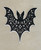 Wall Art - Halloween / SH-HWA-12: Bat (Black / White)