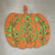 Wall Art - Halloween / SH-HWA-31: Flowered Pumpkin (Orange)
