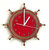 Clocks - Newfoundland Motifs / HD-CN-25: Ship's Wheel Clock