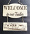 Wall Art - Words of Wisdom / HD-WAWI-47: Welcome to our Trailer - 2 Panel