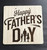 Wall Art - Words of Wisdom / HD-WAWI-9028: Happy Fathers Day (Natural) - Laser Engraved Panel