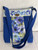 Cross Body Bags / HB-CB-21: Butterflies (Blue Flowers)
