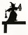 Doorway Toppers / HD-DT-82: Witch and Light (Black)