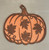 Wall Art - Halloween / SH-HWA-8: Pumpkin and Maple Leafs (Black)