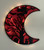 Wall Art - Halloween / SH-HWA-63: Graveyard Moon (Black / Red)