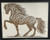 Wall Art - Words of Wisdom / HD-WAWI-316: Engraved Image: Tree Scene - Stallion - Laser Engraved Picture with Black Frame