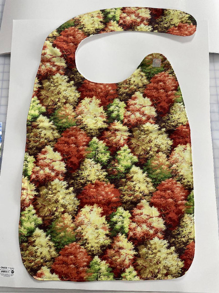 Adult Bibs / CA-B-A-10: Red Forest