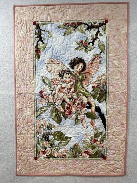 Baby - Crib / Q-BC-5: 2 Kids Butterfly (Pinks and Green)