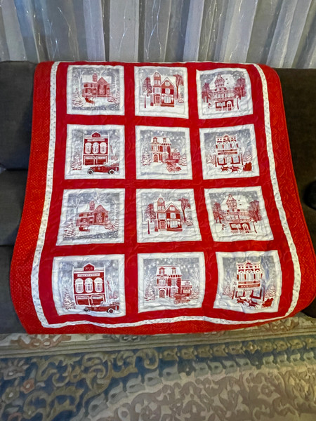 Laps and Throws / Q-LT-26: Red Buildings