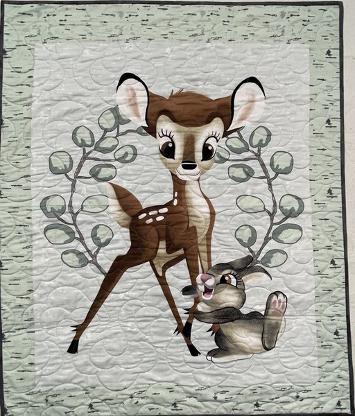 Baby - Crib / Q-BC-26: Bambi and Thumper