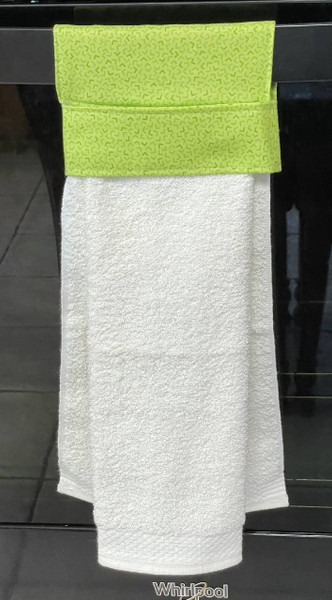 Decor Kitchen Towels / DK-KT-8: Light Green (White)