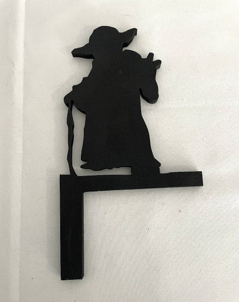 Doorway Toppers / HD-DT-20: Yoda (Black)