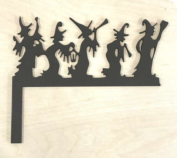 Doorway Toppers / HD-DT-107: Dancing Witches (Black)