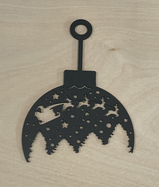 Christmas Tree Decorations / SH-CTD-33: Santa in Sleigh in the sky