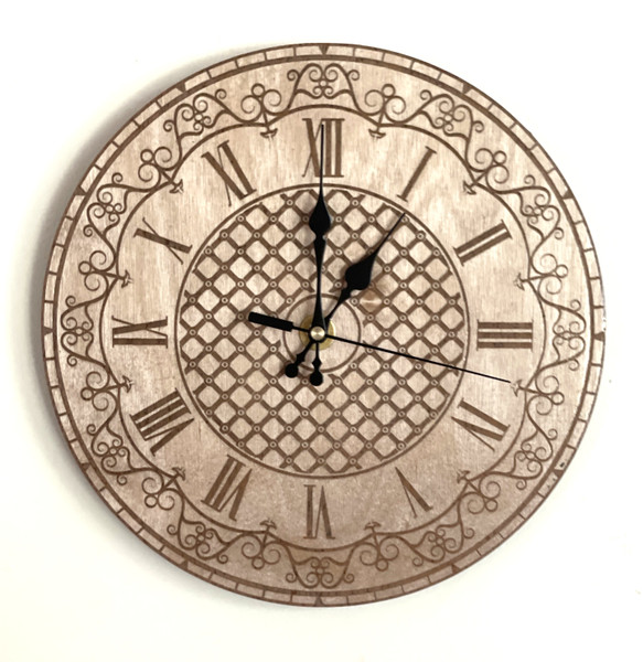 Clocks - Classic Designs / HD-CC-8: Round Clock (Natural)