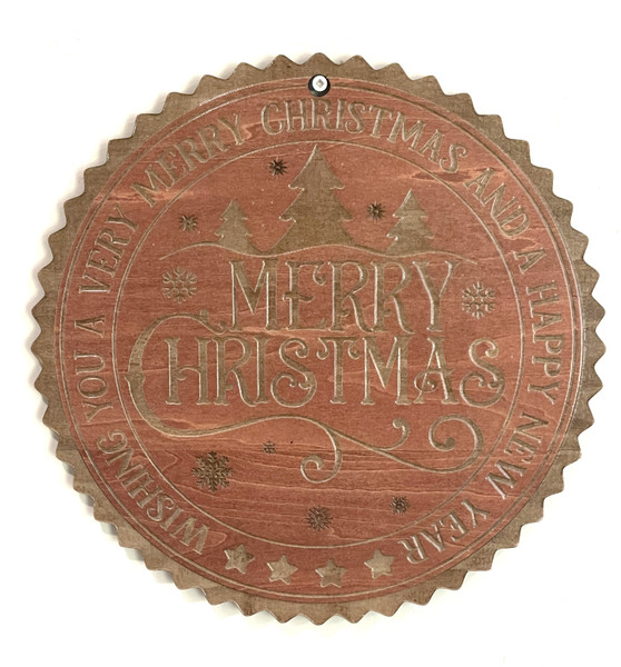 Wall Art - Words of Wisdom / HD-WAWI-11: Merry Christmas  - 1-layer-Panel