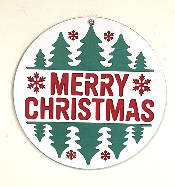 Wall Art - Words of Wisdom / HD-WAWI-105: Merry Christmas  - Large Panel