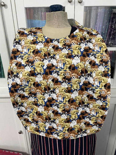 Adult Bibs / CA-B-A-2: Dogs - Left