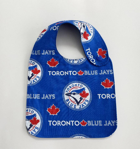 Baby Bibs / BI-B-50: Toronto Blue Jays - Square / Left