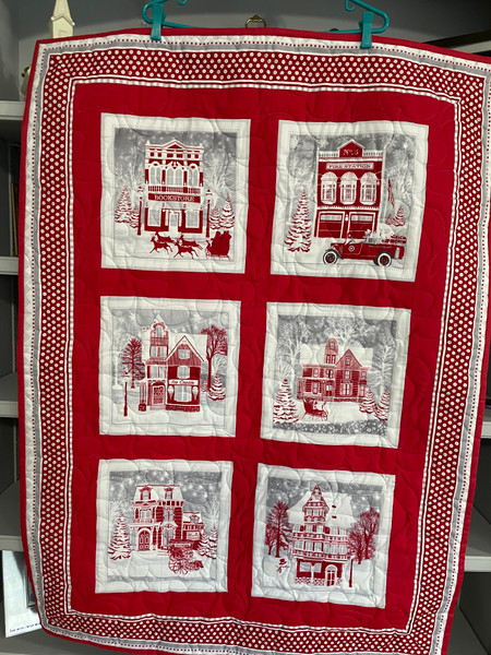 Wall Hangings / Q-WH-25: Six Houses