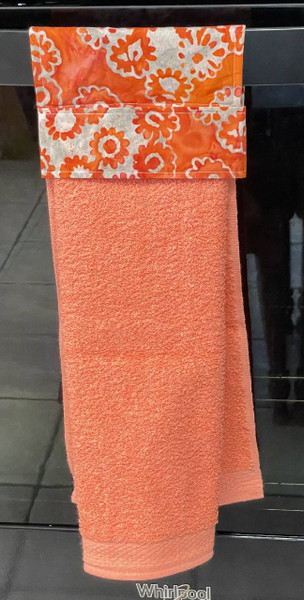 Decor Kitchen Towels / DK-KT-4: Orange Gears (Orange)