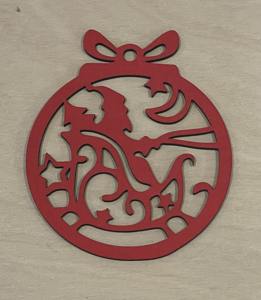 Christmas Tree Decorations / SH-CTD-17: Santa in his Sleigh