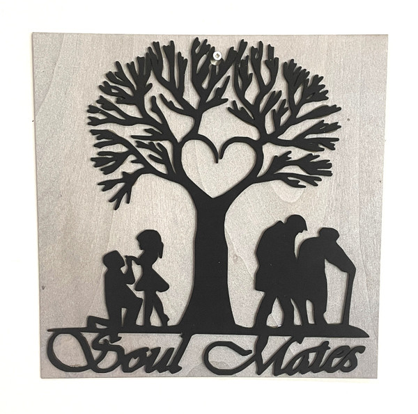 Romance - Valentines / HD-WAV-1: Soul Mates (Black / Grey) - Panel