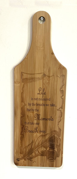 Wall Art - Words of Wisdom / HD-WAWI-26: Breath Away - Cutting Board Panel