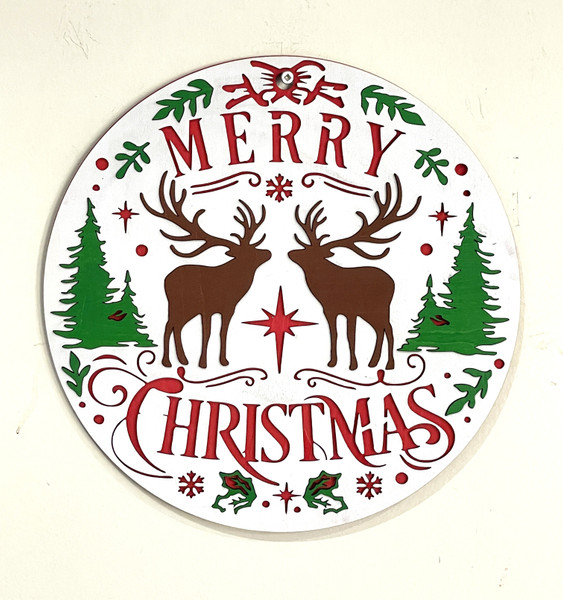 Wall Art - Words of Wisdom / HD-WAWI-93: Merry Christmas  - Large Panel