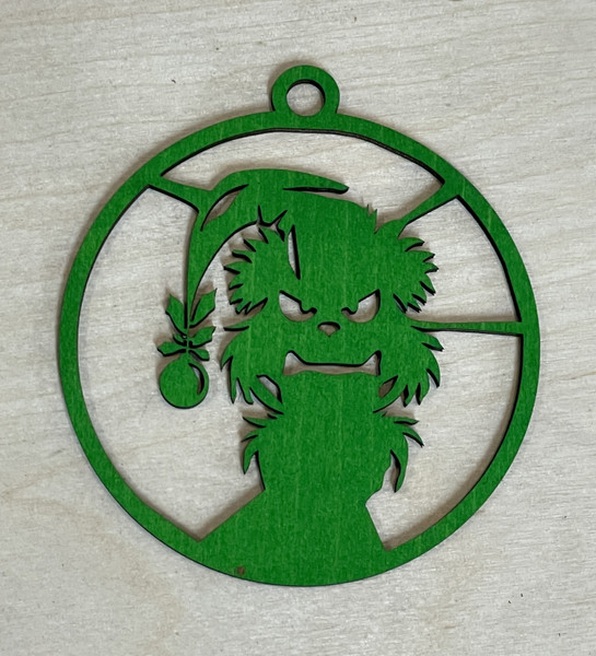 Christmas Tree Decorations / SH-CTD-25: Grinch (Green)