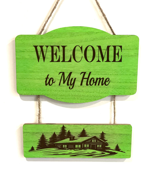 Wall Art - Words of Wisdom / HD-WAWI-80: Welcome to My Home - 2 Panel