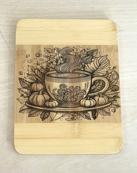 Wall Art - Words of Wisdom / HD-WAWI-1912: Drink Coaster / Small Serving Board - Coffee Cup Theme