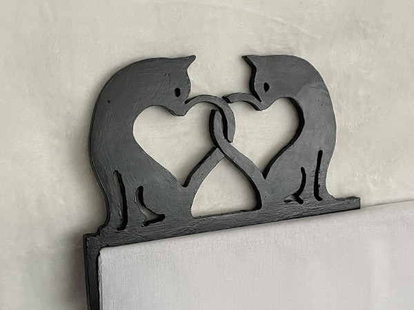 Doorway Toppers / HD-DT-11: Cats Together (Black)