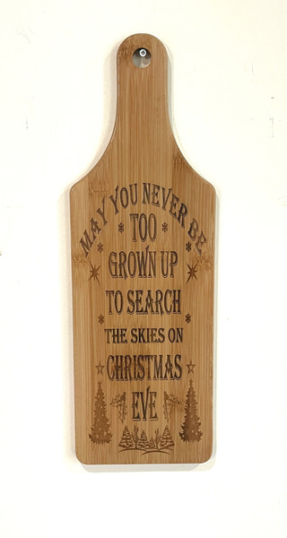 Wall Art - Words of Wisdom / HD-WAWI-65: Christmas Skies - Cutting Board Panel