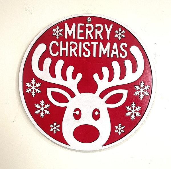 Wall Art - Words of Wisdom / HD-WAWI-125: Merry Christmas  - Wall Hanging Panel