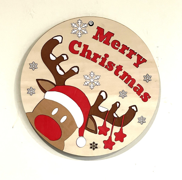 Wall Art - Words of Wisdom / HD-WAWI-127: Merry Christmas  - Wall Hanging Panel
