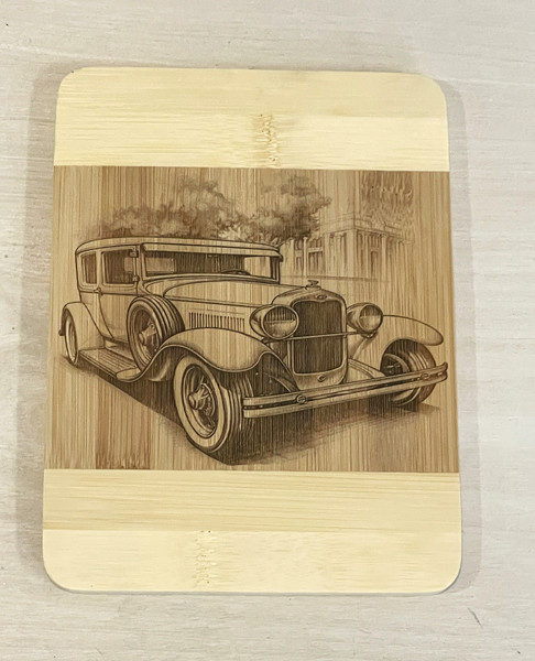Wall Art - Words of Wisdom / HD-WAWI-1916: Drink Coaster / Small Tray Board - Classic Car Theme
