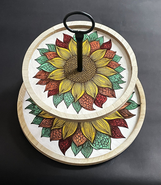 Wall Art - Words of Wisdom / HD-WAWI-3006: 2-Tier-Tray - Intricate Design