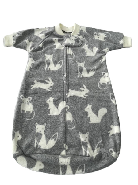 Bunting Bags / BI-BB-6: Light Grey Critters