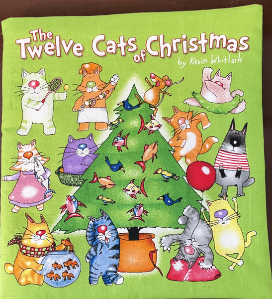 Fabric Nursery Books / BI-FNB-9: Book 8 (The Twelve Cats of Christmas)