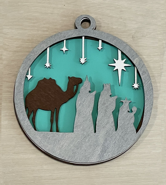 Christmas Tree Decorations / SH-CTD-120: 3 Wisemen Journey