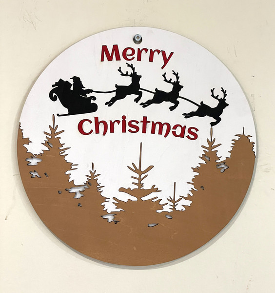 Wall Art - Words of Wisdom / HD-WAWI-118: Merry Christmas  - Wall Hanging Panel