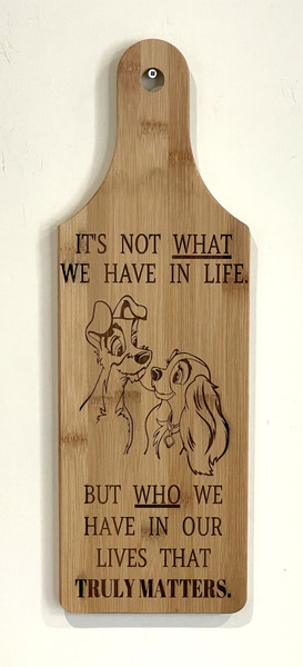 Wall Art - Words of Wisdom / HD-WAWI-1713: It’s not what you have - Laser Engraved Panel
