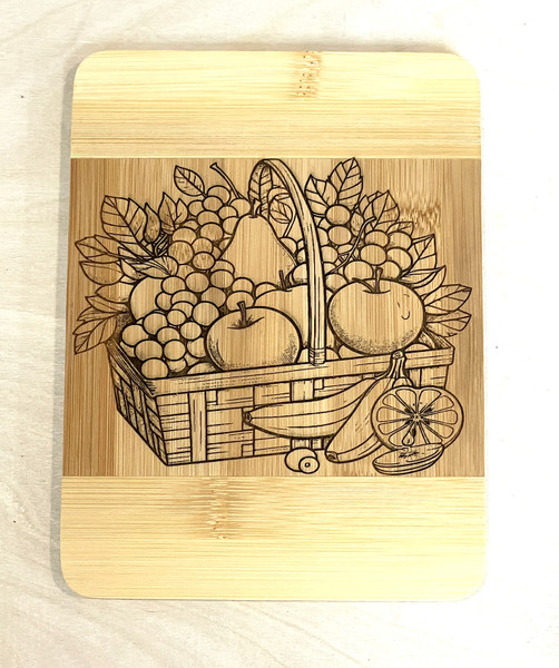 Wall Art - Words of Wisdom / HD-WAWI-1907: Drink Coaster / Small Tray Board - Fruit Basket Theme