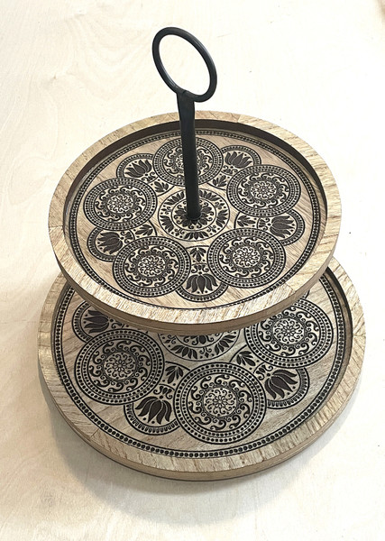 Wall Art - Words of Wisdom / HD-WAWI-3007: 2-Tier-Tray - Intricate Design