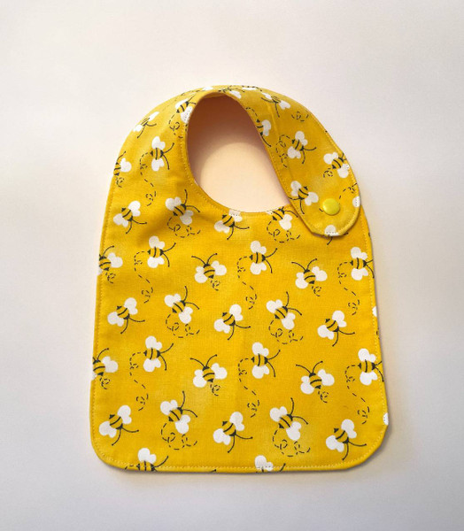 Baby Bibs / BI-B-9: Bubble Bees - Square