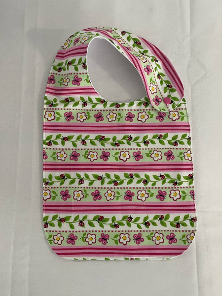 Toddler Bibs / CA-B-T-6: Flower Row Garden